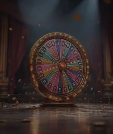 Roata Crazy Time pe scena studioului live, ofertă pentru runde bonus